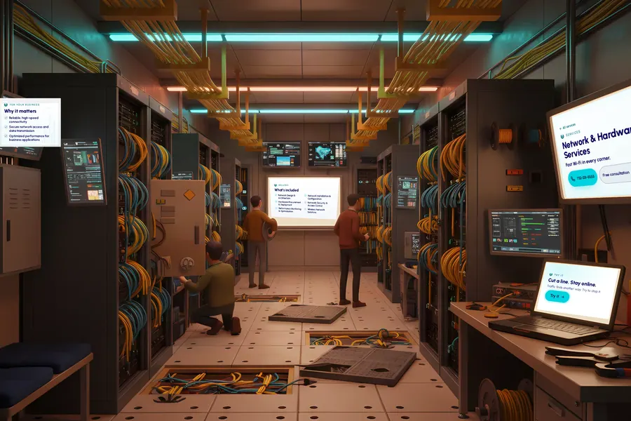 Inside clicrite: the Network & Hardware team at work